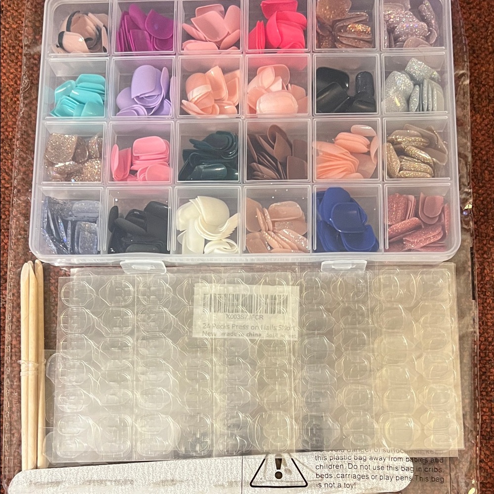 Multi-Color Nail Art Storage Box